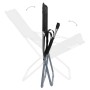 Sillas de playa plegables 2 unidades tela negro de , Sillas de jardín - Ref: Foro24-47903, Precio: 124,98 €, Descuento: %