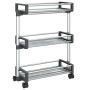 Carrito de almacenaje aluminio 59x20x75 cm de , Contenedores para almacenaje - Ref: Foro24-154618, Precio: 43,48 €, Descuento: %