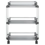 Carrito de almacenaje aluminio 59x20x75 cm de , Contenedores para almacenaje - Ref: Foro24-154618, Precio: 43,48 €, Descuento: %