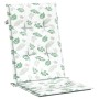 Cojines de silla de respaldo alto 2 uds tela estampado de hojas de , Cojines para sillas y sofás - Ref: Foro24-361262, Precio...