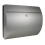 HI Buzón con compartimento de periódicos acero inox 38x13,3x30,4 cm de , Ranuras de correo - Ref: Foro24-445596, Precio: 50,2...