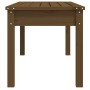 Banco de jardín madera maciza pino marrón miel 109x44x45 cm de vidaXL, Bancos de jardín - Ref: Foro24-824007, Precio: 53,46 €...