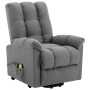 Sillón de masaje elevable tela gris claro de , Sillones de masaje eléctricos - Ref: Foro24-321390, Precio: 393,54 €, Descuent...