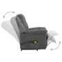 Sillón de masaje elevable tela gris claro de , Sillones de masaje eléctricos - Ref: Foro24-321390, Precio: 393,54 €, Descuent...