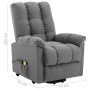 Sillón de masaje elevable tela gris claro de , Sillones de masaje eléctricos - Ref: Foro24-321390, Precio: 393,54 €, Descuent...