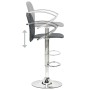 Taburetes de cocina 2 unidades cuero sintético gris de , Taburetes de cocina - Ref: Foro24-324705, Precio: 110,24 €, Descuent...