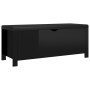 Caja de almacenaje y cojín madera ingeniería negro brillo de , Baúles de almacenamiento - Ref: Foro24-326775, Precio: 128,64 ...