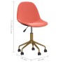 Sillas de comedor giratorias 2 unidades terciopelo rosa de , Sillas de comedor - Ref: Foro24-333500, Precio: 107,79 €, Descue...