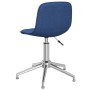Sillas de comedor giratorias 2 unidades tela azul de , Sillas de comedor - Ref: Foro24-334055, Precio: 95,95 €, Descuento: %