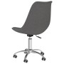 Sillas de comedor giratorias 2 unidades tela gris oscuro de , Sillas de comedor - Ref: Foro24-338339, Precio: 94,79 €, Descue...