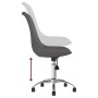 Sillas de comedor giratorias 2 unidades tela gris oscuro de , Sillas de comedor - Ref: Foro24-338339, Precio: 94,79 €, Descue...