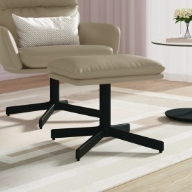 Reposapiés de cuero sintético color capuchino 60x60x36 cm de , Otomanas - Ref: Foro24-341643, Precio: 48,59 €, Descuento: %