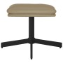 Reposapiés de cuero sintético color capuchino 60x60x36 cm de , Otomanas - Ref: Foro24-341643, Precio: 48,59 €, Descuento: %