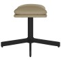Reposapiés de cuero sintético color capuchino 60x60x36 cm de , Otomanas - Ref: Foro24-341643, Precio: 48,59 €, Descuento: %