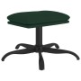 Reposapiés de tela verde oscuro 60x60x36 cm de , Otomanas - Ref: Foro24-341572, Precio: 39,12 €, Descuento: %