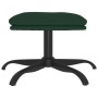 Reposapiés de tela verde oscuro 60x60x36 cm de , Otomanas - Ref: Foro24-341572, Precio: 39,12 €, Descuento: %