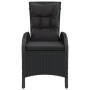Juego de comedor para jardín 3 piezas ratán sintético negro de vidaXL, Conjuntos de jardín - Ref: Foro24-3058545, Precio: 281...