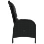 Juego de comedor para jardín 3 piezas ratán sintético negro de vidaXL, Conjuntos de jardín - Ref: Foro24-3058545, Precio: 281...