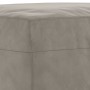 Banco de terciopelo gris claro 70x35x41 cm de , Bancos - Ref: Foro24-349397, Precio: 44,95 €, Descuento: %