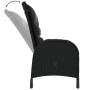 Juego de comedor para jardín 3 piezas ratán sintético negro de vidaXL, Conjuntos de jardín - Ref: Foro24-3058545, Precio: 281...