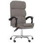 Silla de oficina reclinable de tela gris taupé de , Sillas de oficina - Ref: Foro24-349625, Precio: 123,89 €, Descuento: %