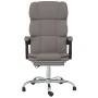 Silla de oficina reclinable de tela gris taupé de , Sillas de oficina - Ref: Foro24-349625, Precio: 123,89 €, Descuento: %