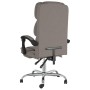 Silla de oficina reclinable de tela gris taupé de , Sillas de oficina - Ref: Foro24-349625, Precio: 123,89 €, Descuento: %