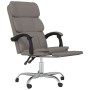 Silla de oficina reclinable de tela gris taupé de , Sillas de oficina - Ref: Foro24-349625, Precio: 123,89 €, Descuento: %