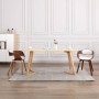 Sillas de comedor 2 unidades madera curvada y cuero sintético de , Sillas de comedor - Ref: Foro24-287386, Precio: 315,93 €, ...