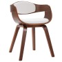 Sillas de comedor 2 unidades madera curvada y cuero sintético de , Sillas de comedor - Ref: Foro24-287386, Precio: 315,93 €, ...