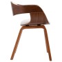 Sillas de comedor 2 unidades madera curvada y cuero sintético de , Sillas de comedor - Ref: Foro24-287386, Precio: 315,93 €, ...