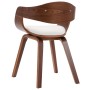 Sillas de comedor 2 unidades madera curvada y cuero sintético de , Sillas de comedor - Ref: Foro24-287386, Precio: 315,93 €, ...