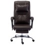 Silla de oficina de masaje de cuero sintético marrón de , Sillas de oficina - Ref: Foro24-20297, Precio: 193,22 €, Descuento: %