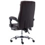 Silla de oficina de masaje de cuero sintético marrón de , Sillas de oficina - Ref: Foro24-20297, Precio: 193,22 €, Descuento: %
