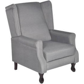 Sillón de tela gris de , Sillones - Ref: Foro24-242206, Precio: 275,73 €, Descuento: %