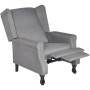 Sillón de tela gris de , Sillones - Ref: Foro24-242206, Precio: 275,73 €, Descuento: %