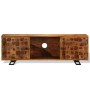 Mueble de TV de madera maciza de sheesham 120x30x40 cm de , Muebles TV - Ref: Foro24-243965, Precio: 228,34 €, Descuento: %
