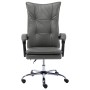 Silla de oficina de cuero sintético gris antracita de , Sillas de oficina - Ref: Foro24-20350, Precio: 177,94 €, Descuento: %