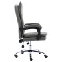 Silla de oficina de cuero sintético gris antracita de , Sillas de oficina - Ref: Foro24-20350, Precio: 177,94 €, Descuento: %