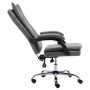 Silla de oficina de cuero sintético gris antracita de , Sillas de oficina - Ref: Foro24-20350, Precio: 177,94 €, Descuento: %