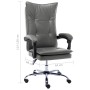 Silla de oficina de cuero sintético gris antracita de , Sillas de oficina - Ref: Foro24-20350, Precio: 177,94 €, Descuento: %