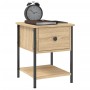 Mesita noche 2 uds madera ingeniería roble Sonoma 34x35,5x45 cm de , Mesitas de noche - Ref: Foro24-825856, Precio: 76,23 €, ...