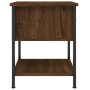 Mesita de noche madera de ingeniería marrón roble 34x35,5x45 cm de , Mesitas de noche - Ref: Foro24-825861, Precio: 38,62 €, ...