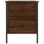 Mesita de noche madera de ingeniería marrón roble 40x42x50 cm de , Mesitas de noche - Ref: Foro24-825991, Precio: 45,65 €, De...