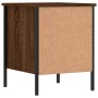 Mesita de noche madera de ingeniería marrón roble 40x42x50 cm de , Mesitas de noche - Ref: Foro24-825991, Precio: 45,65 €, De...
