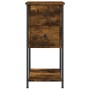 Mesita de noche madera de ingeniería roble ahumado 32x42x70 cm de , Mesitas de noche - Ref: Foro24-826097, Precio: 50,80 €, D...