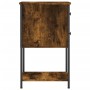 Mesita de noche madera de ingeniería roble ahumado 32x42x70 cm de , Mesitas de noche - Ref: Foro24-826097, Precio: 50,80 €, D...