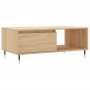 Mesa de centro madera contrachapada roble Sonoma 90x50x36,5 cm de , Mesas de centro - Ref: Foro24-830559, Precio: 62,67 €, De...