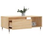 Mesa de centro madera contrachapada roble Sonoma 90x50x36,5 cm de , Mesas de centro - Ref: Foro24-830559, Precio: 62,67 €, De...