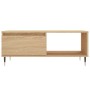 Mesa de centro madera contrachapada roble Sonoma 90x50x36,5 cm de , Mesas de centro - Ref: Foro24-830559, Precio: 62,67 €, De...